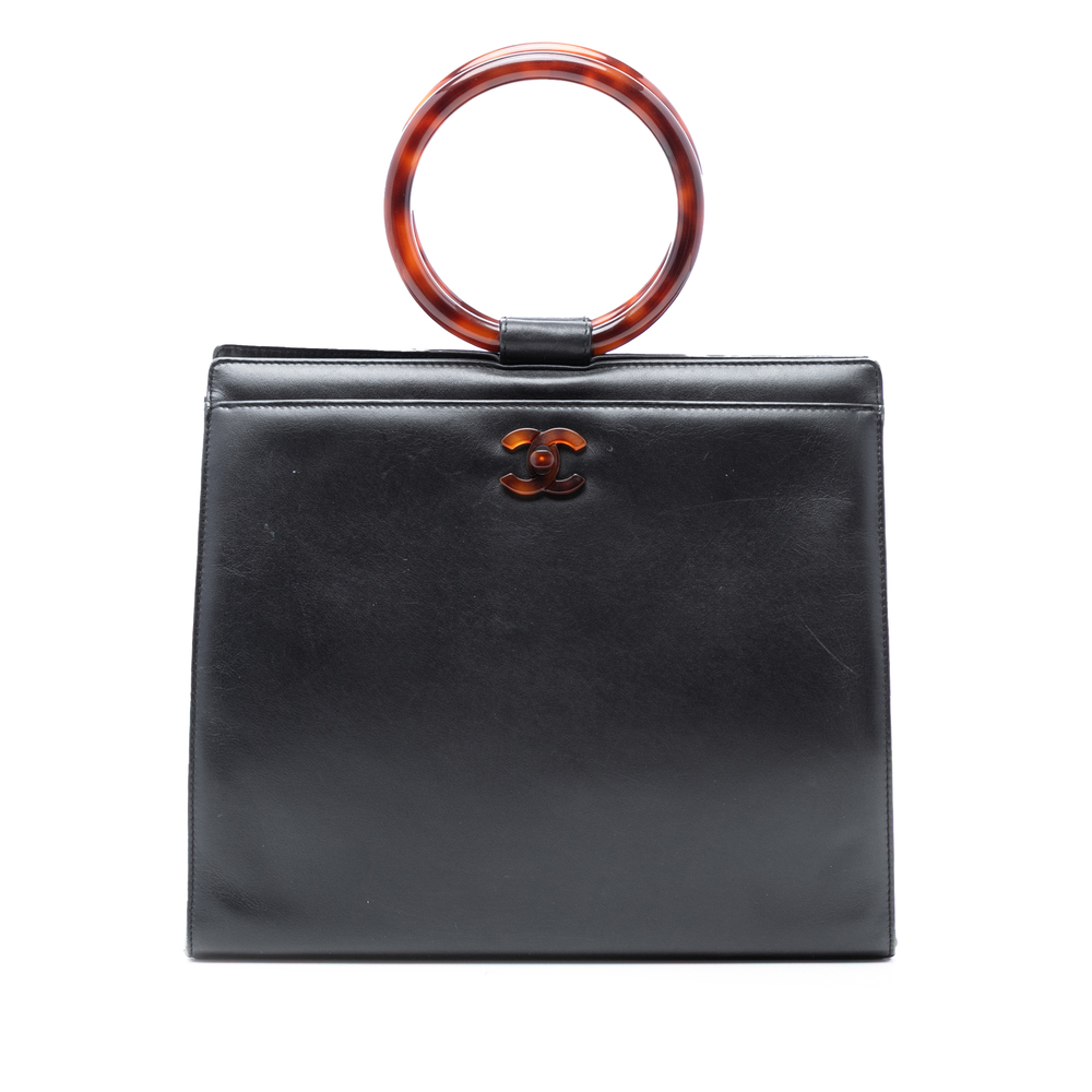 Pre-Loved Chanel CC Calfskin Tortoiseshell Handbag